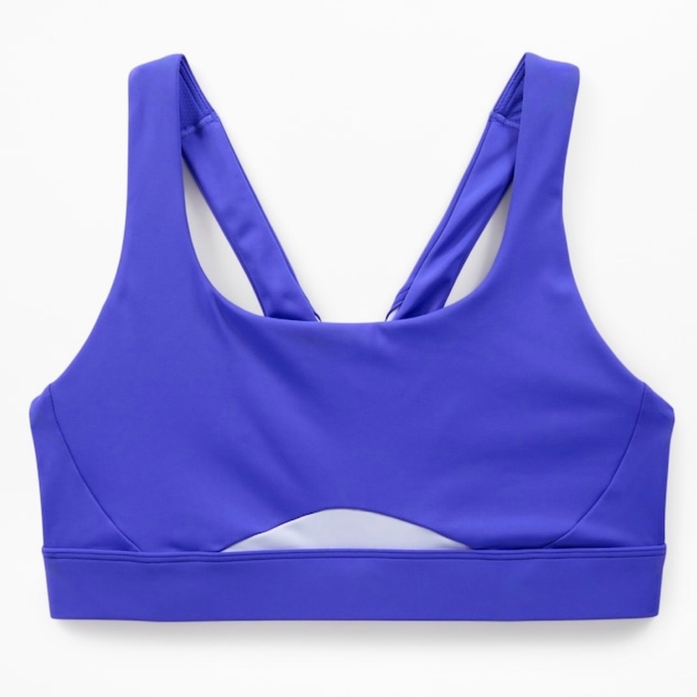 NWT-Athleta Interval Colorblock Bra, Medium A-C - Picture 3 of 7